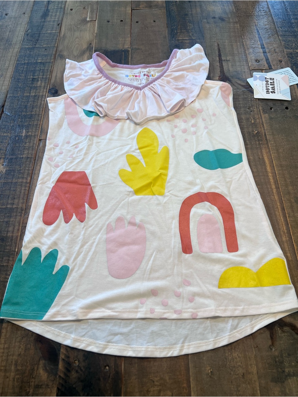 Dot Dot Smile size 12/14 girls tank top new